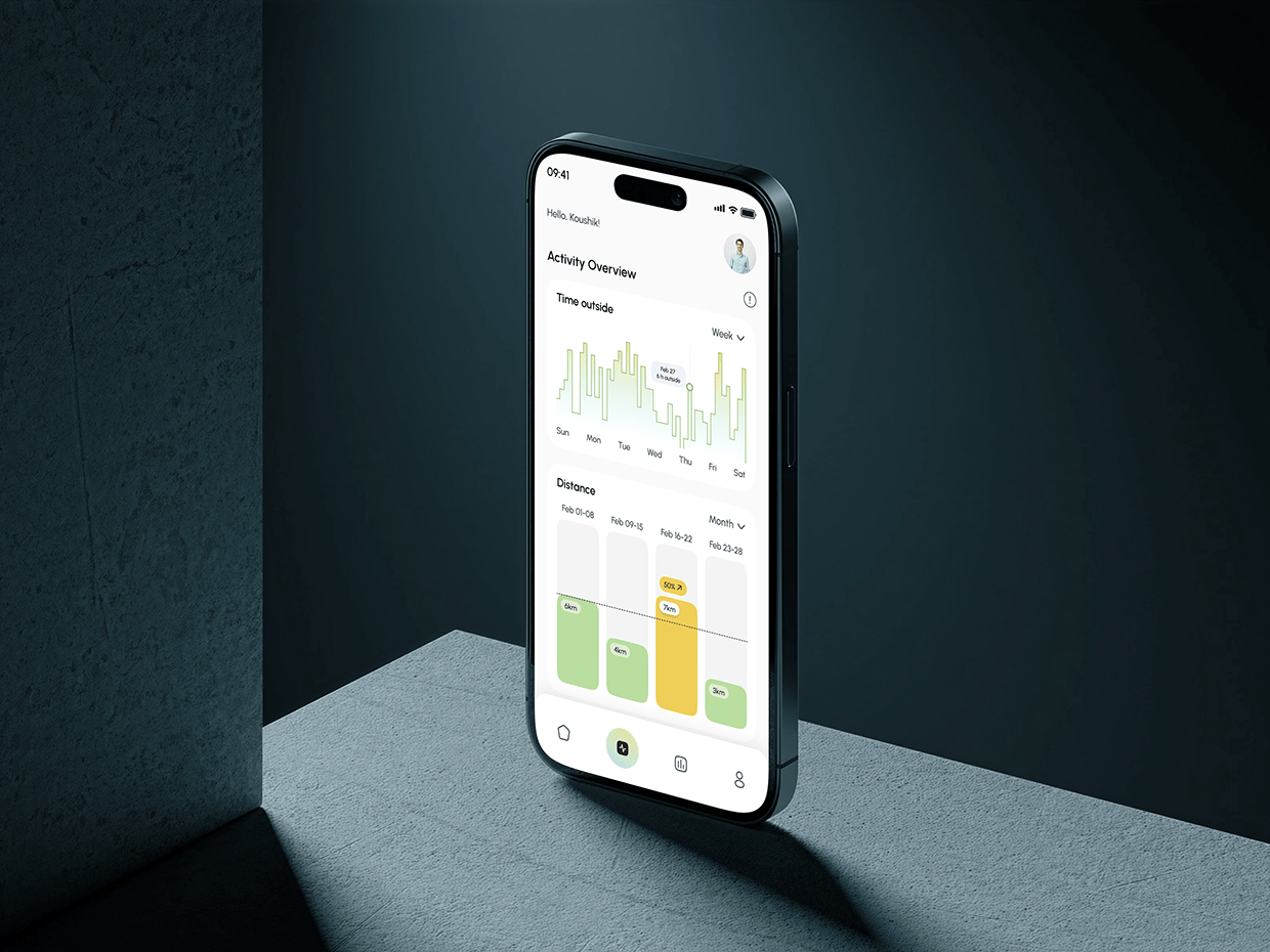 Smart Watch Fitness Tracking Application Image 2