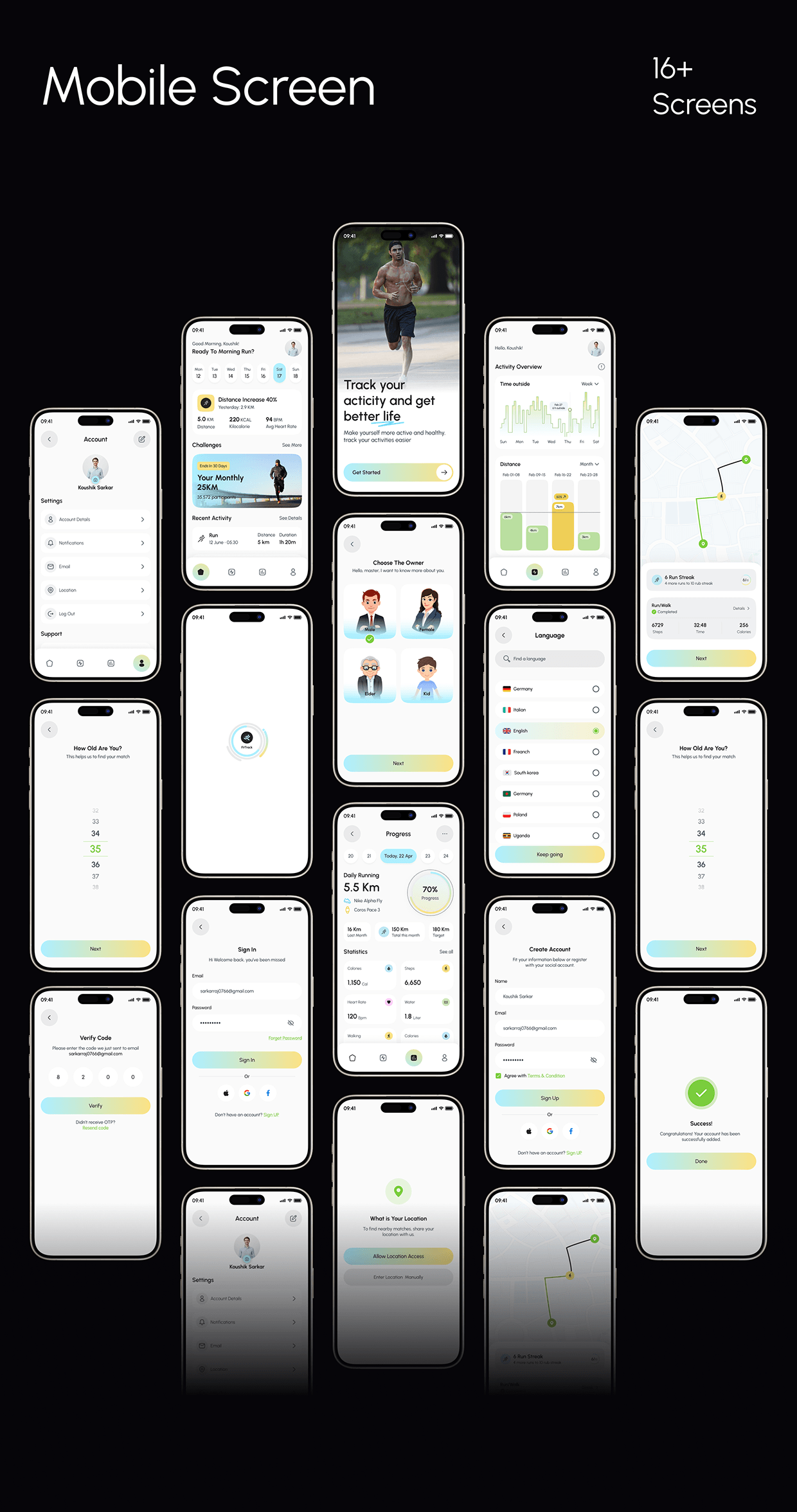 Smart Watch Fitness Tracking Application Image 22
