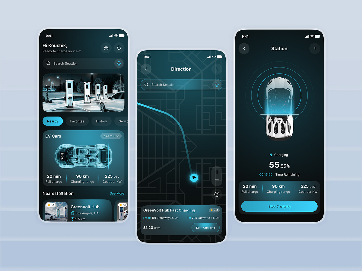 VoltWay – Seamless EV Charging Interface