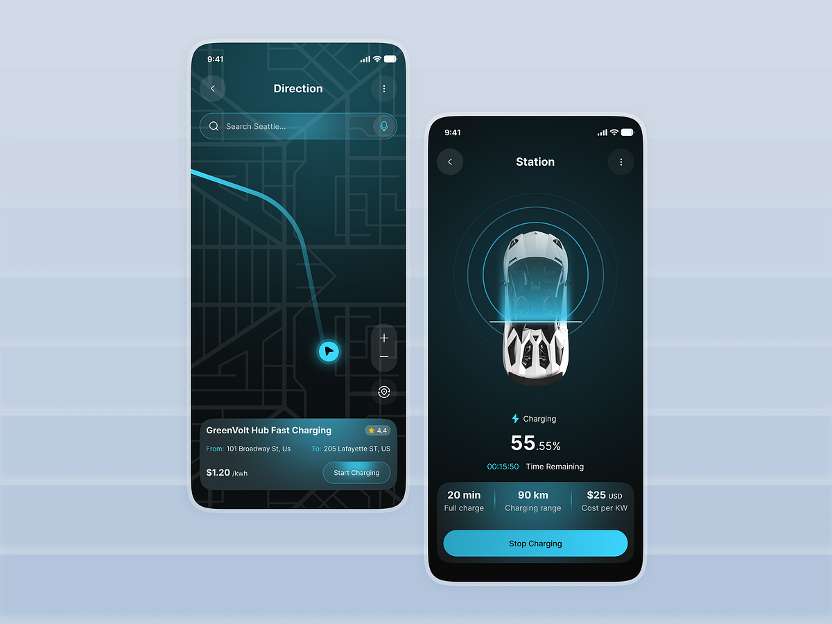 VoltWay β Seamless EV Charging Interface Image 0