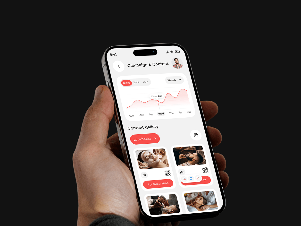 Barber and Beauty Salon Booking App Image 1