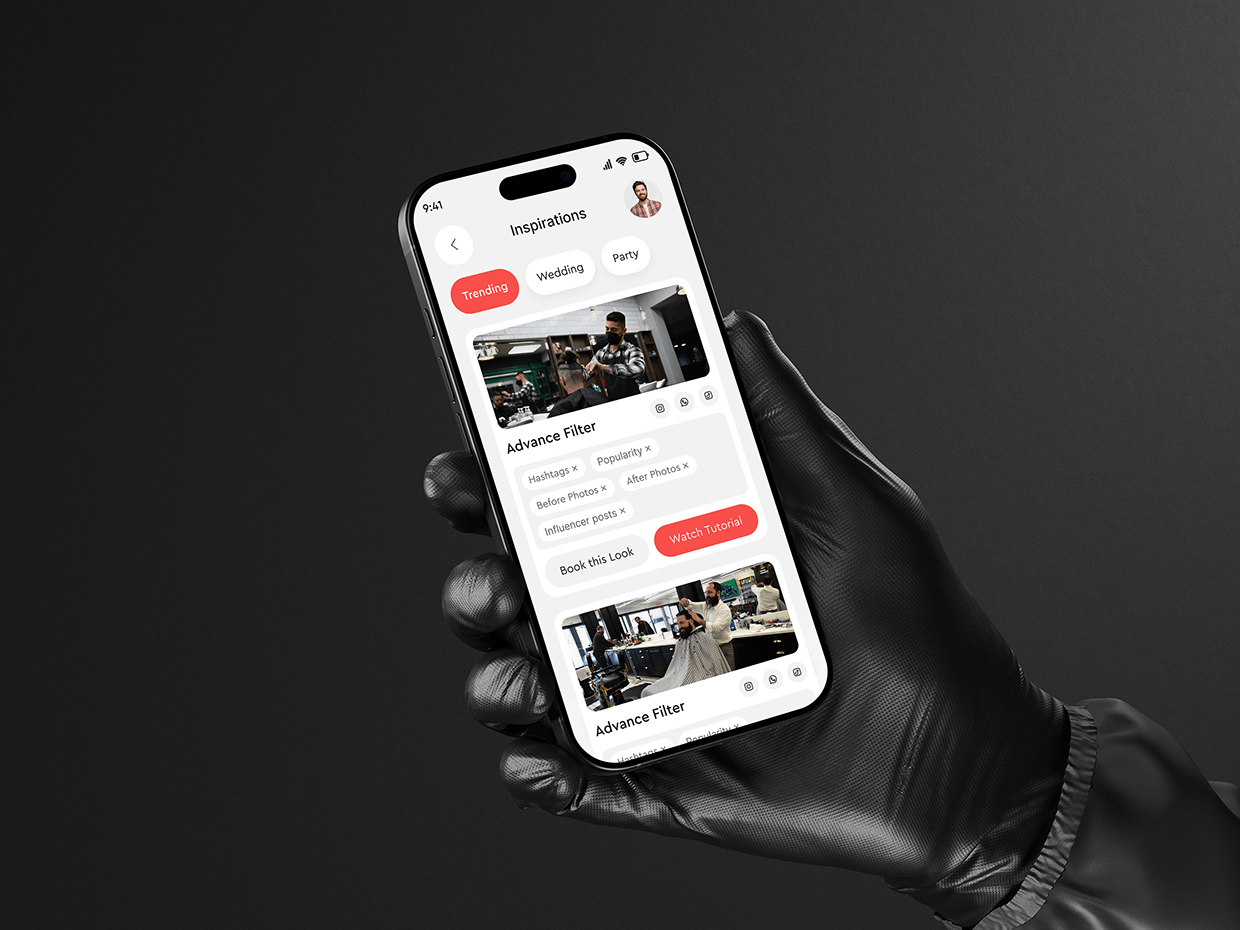 Barber and Beauty Salon Booking App Image 9