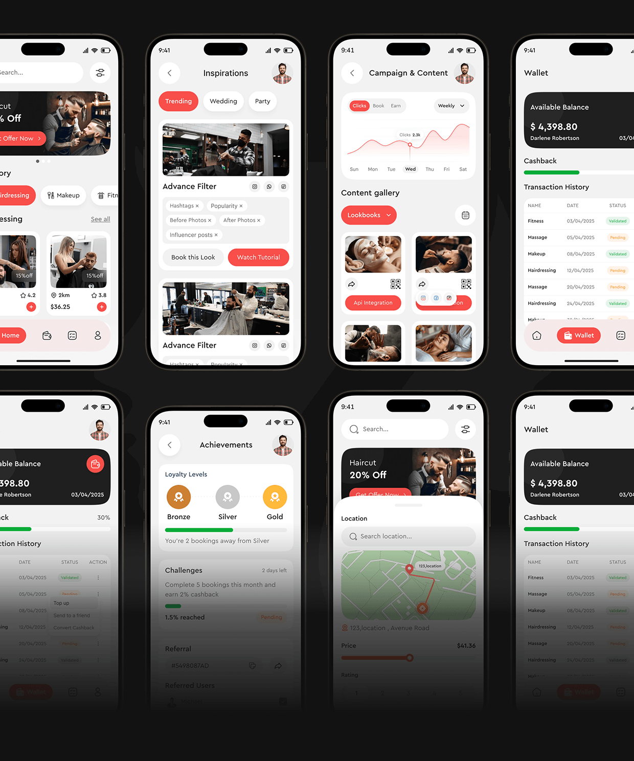 Barber and Beauty Salon Booking App Image 13