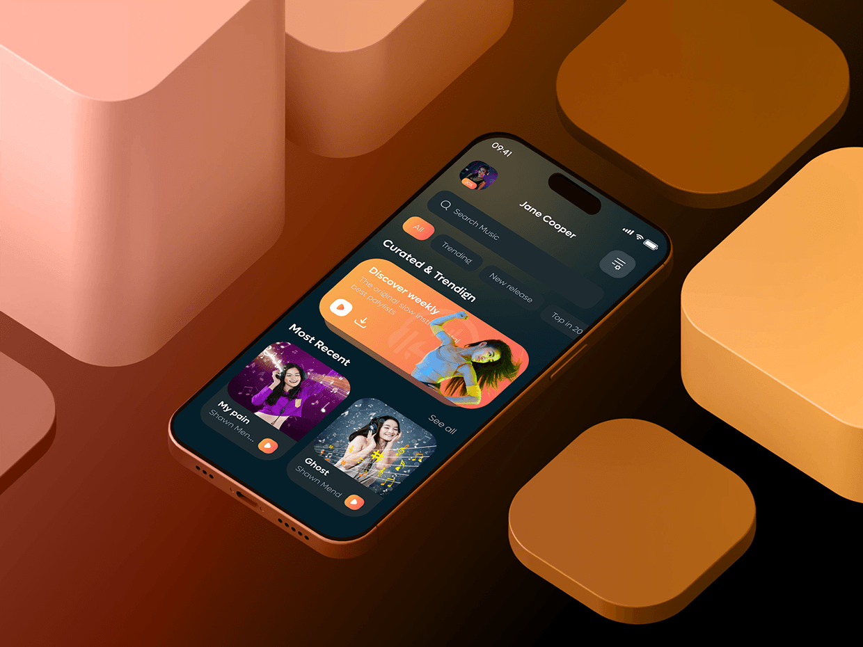 Music Mobile App_Shazam_UIX Image 3
