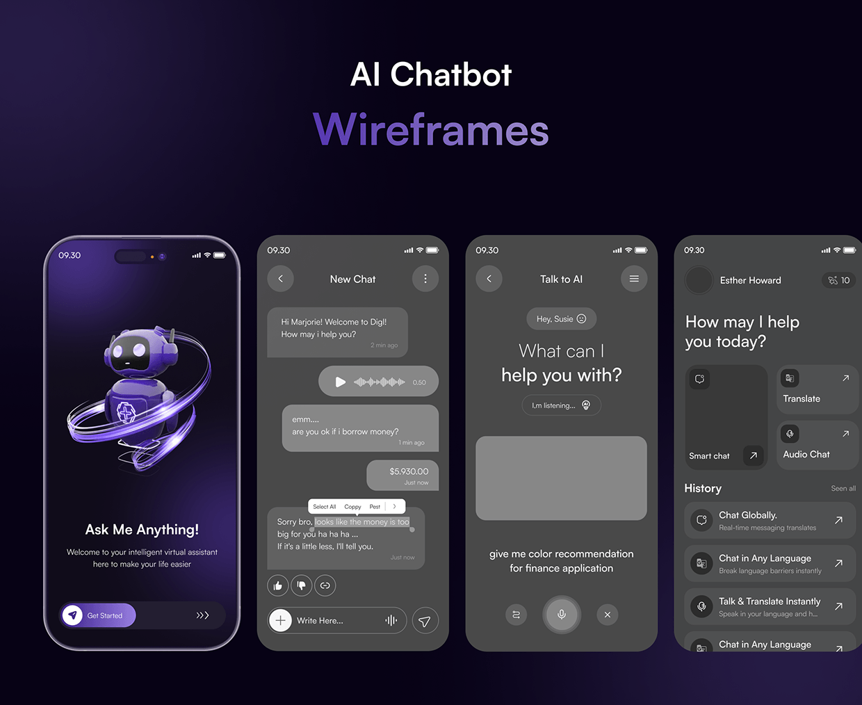 AI Artificial Intelligence Voice Command Mobile App Image 3