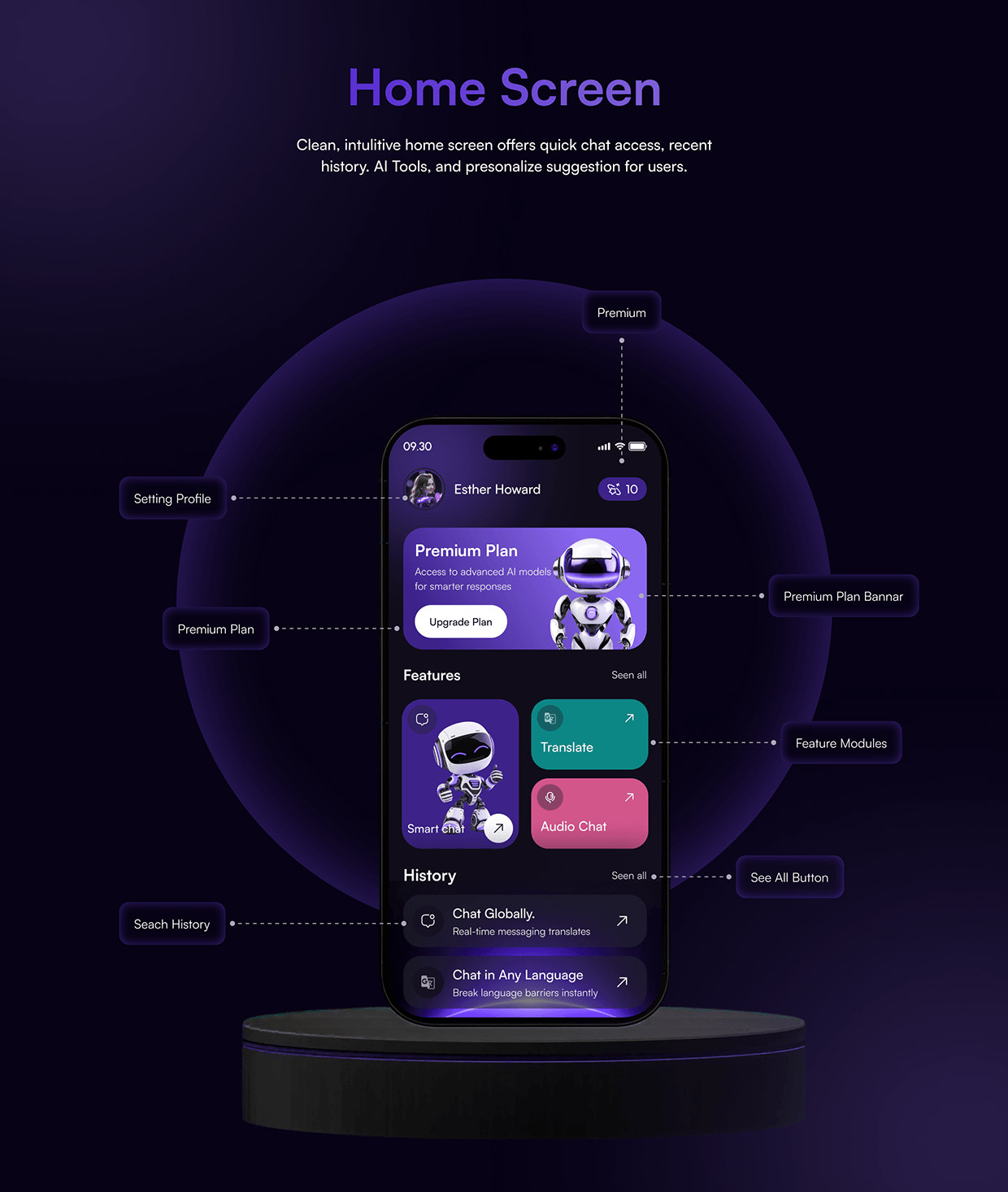 AI Artificial Intelligence Voice Command Mobile App Image 7