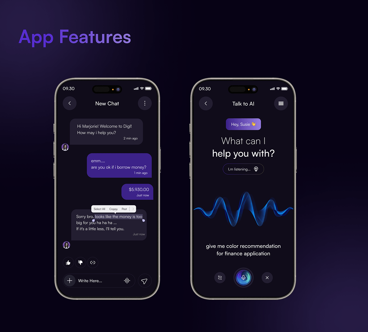 AI Artificial Intelligence Voice Command Mobile App Image 8