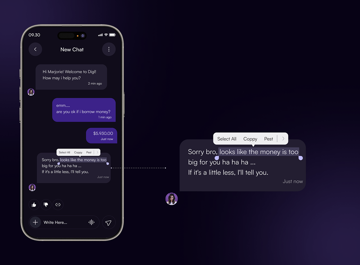 AI Artificial Intelligence Voice Command Mobile App Image 9
