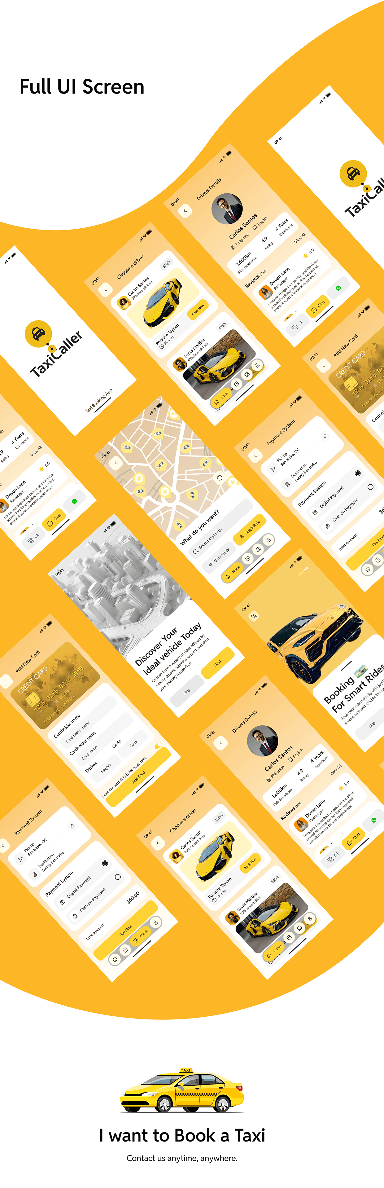 TAXI BOOKING APP BRANDING | UI/UX Image 5