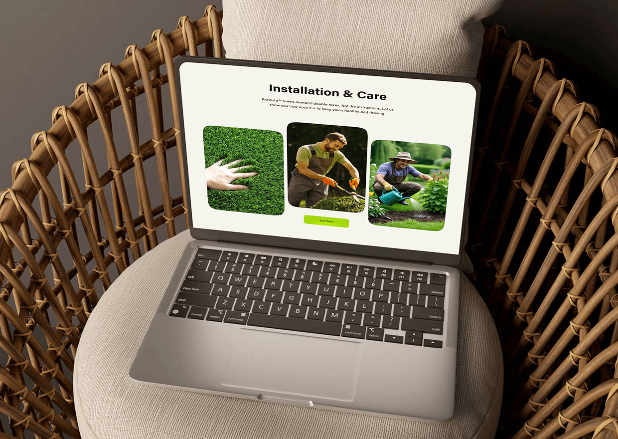 Lawn Care Landing Page Design Image 3