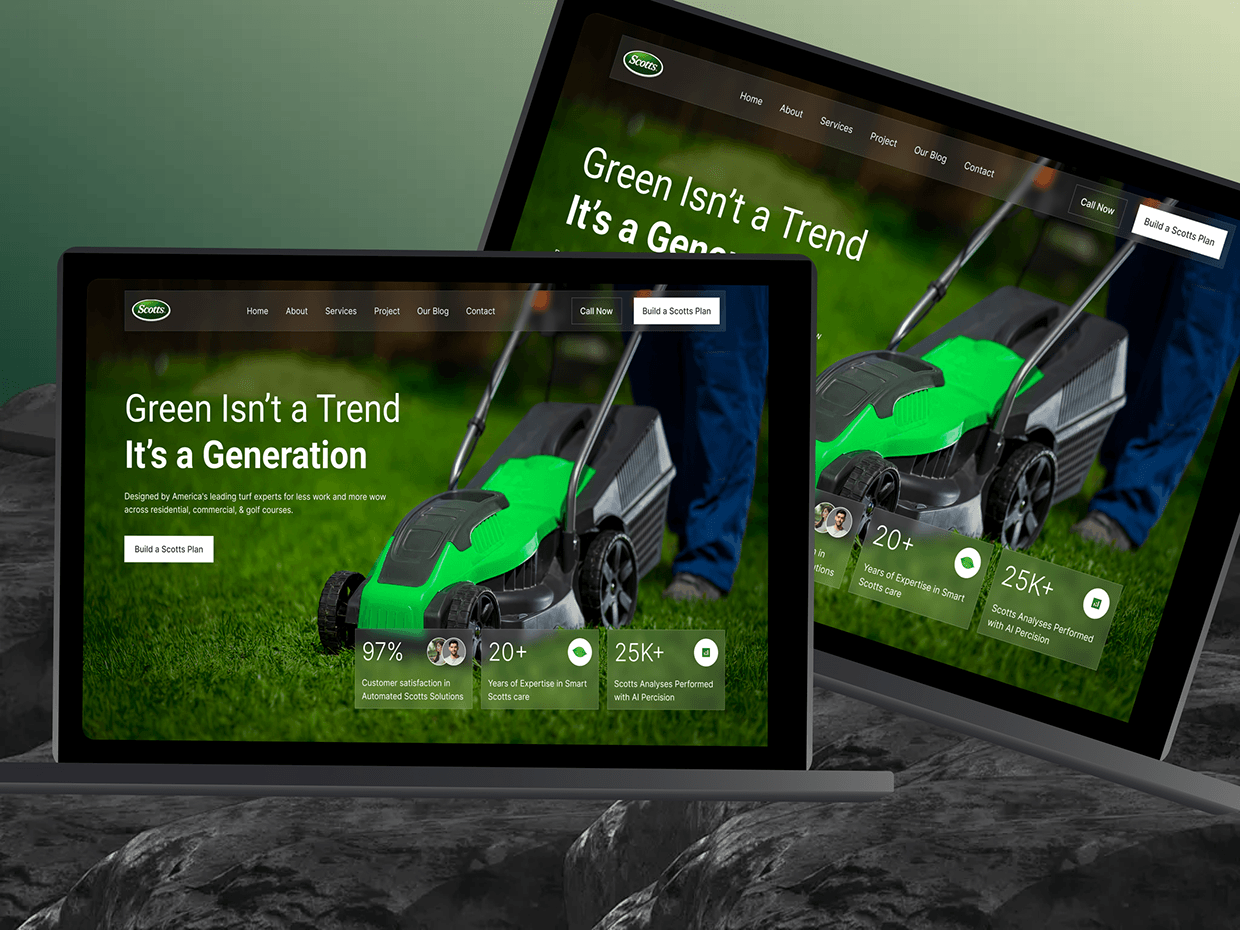 Lawn Care Landing Page Design Image 9