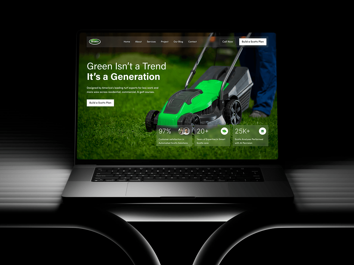 Lawn Care Landing Page Design Image 13