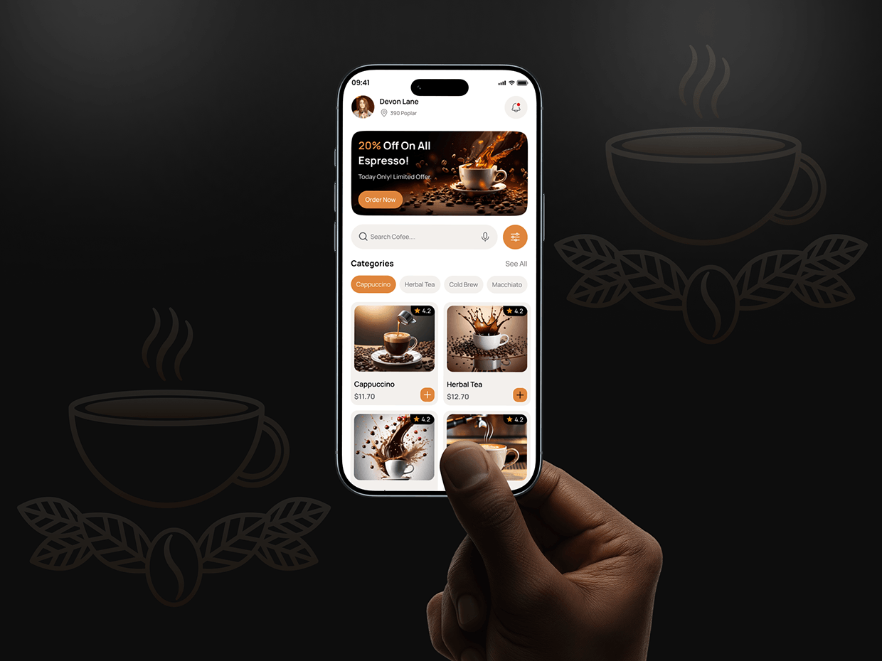 Coffee Shop Mobile App