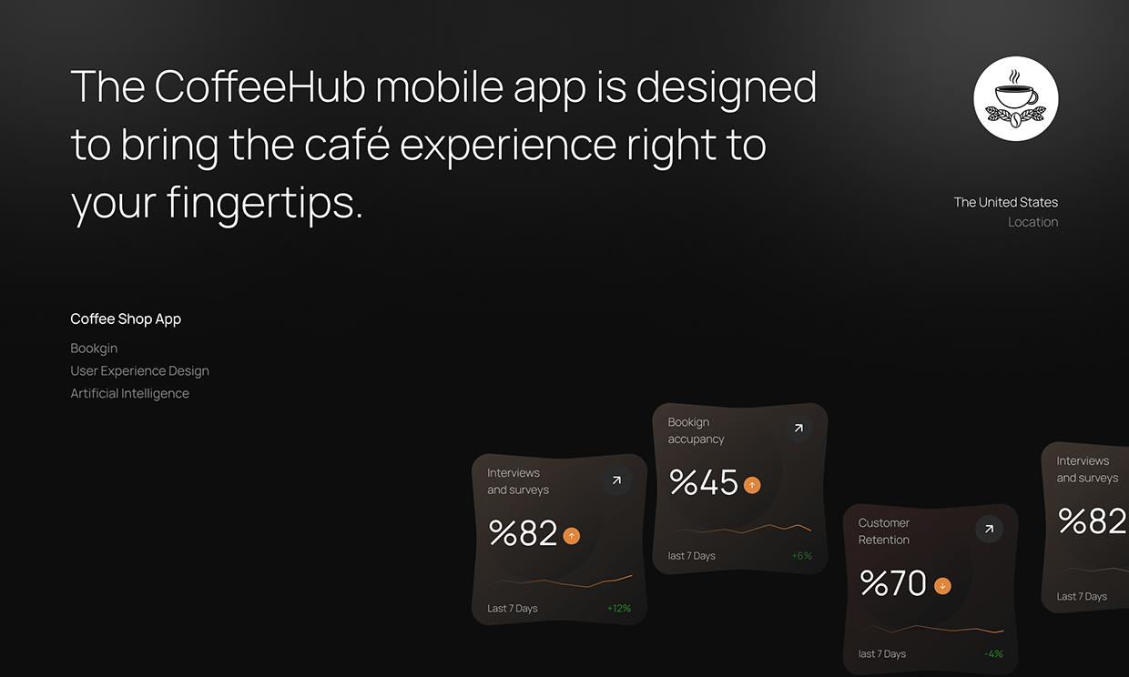 Coffee Shop Mobile App Image 0