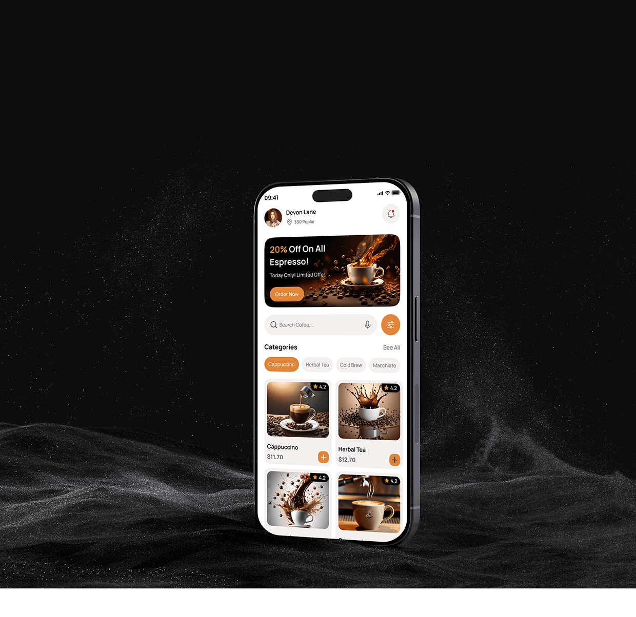 Coffee Shop Mobile App Image 2