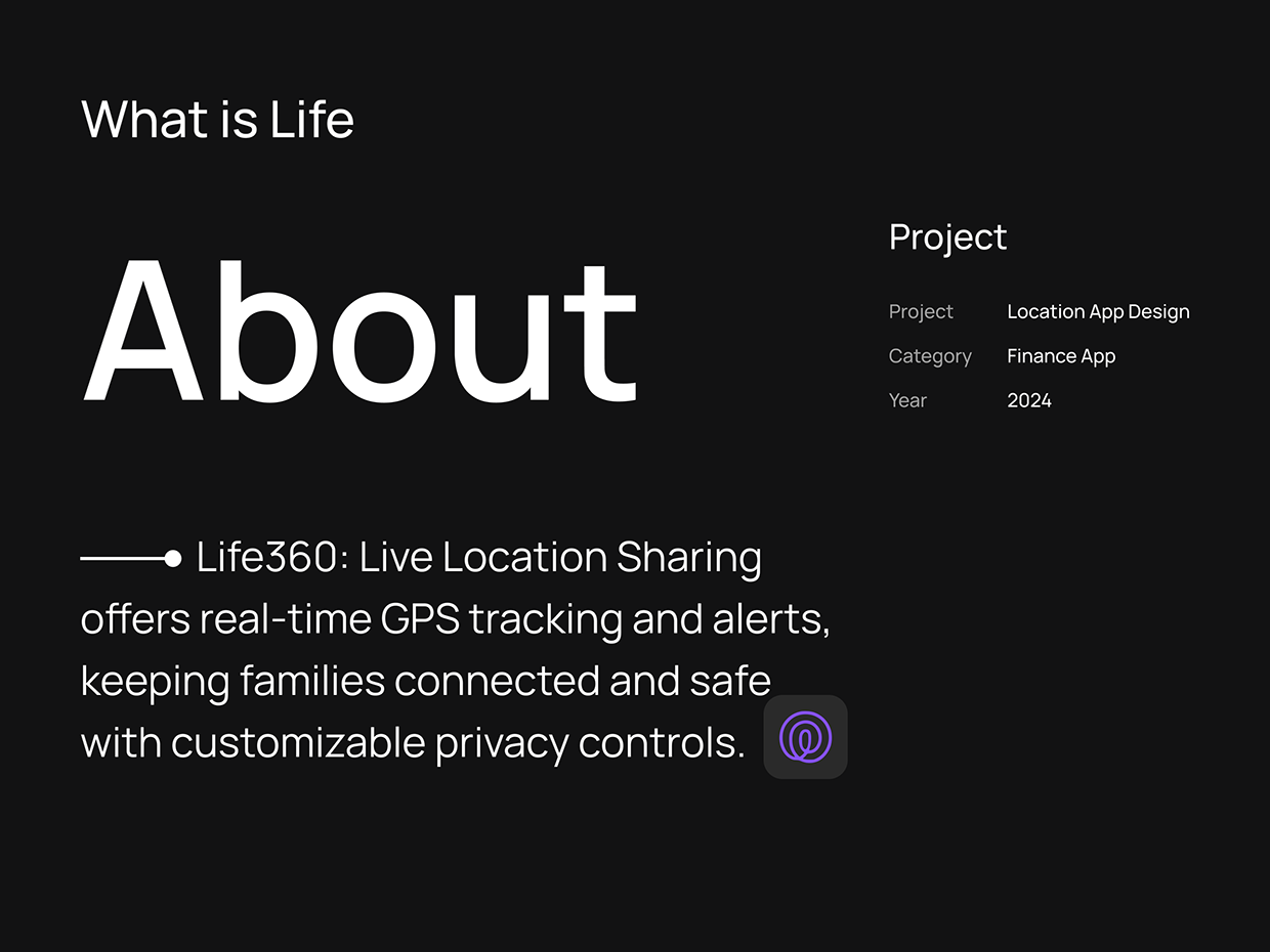 Smart Family Locator App — Safety & Tracking App Design Image 0