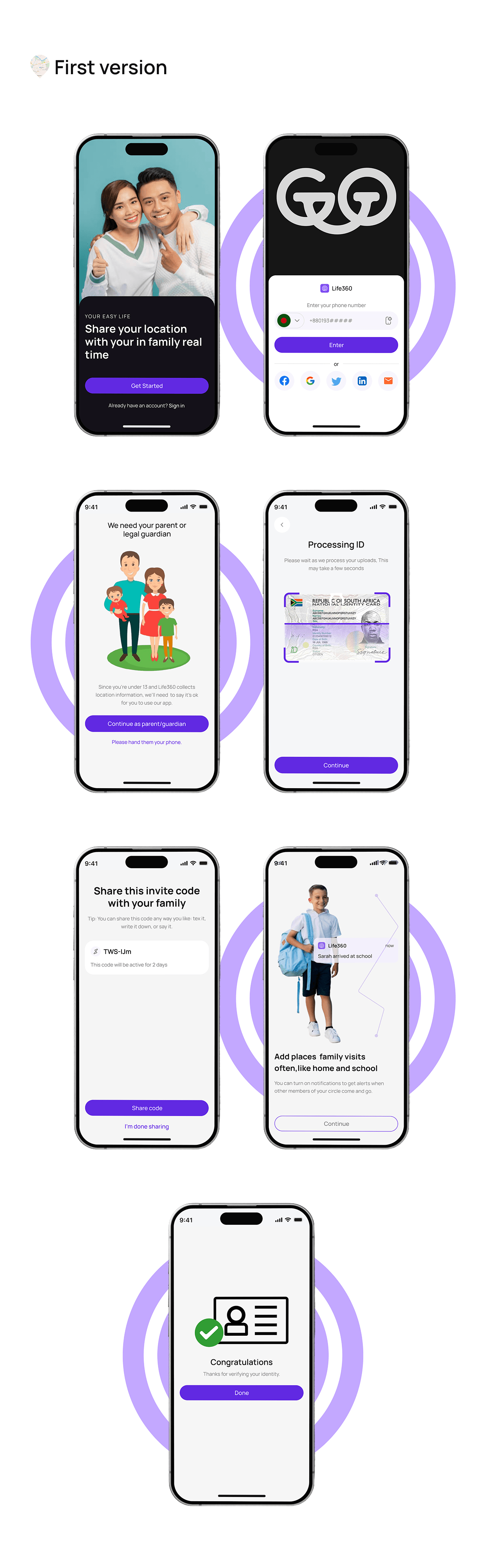 Smart Family Locator App — Safety & Tracking App Design Image 17