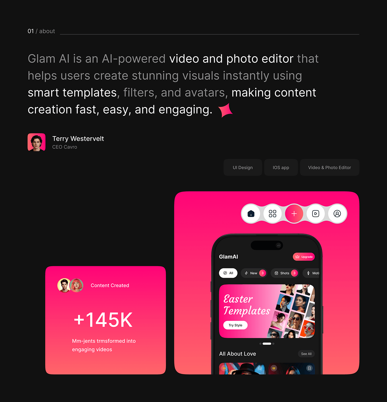 AI Video & Photo Editor Mobile App Image 0