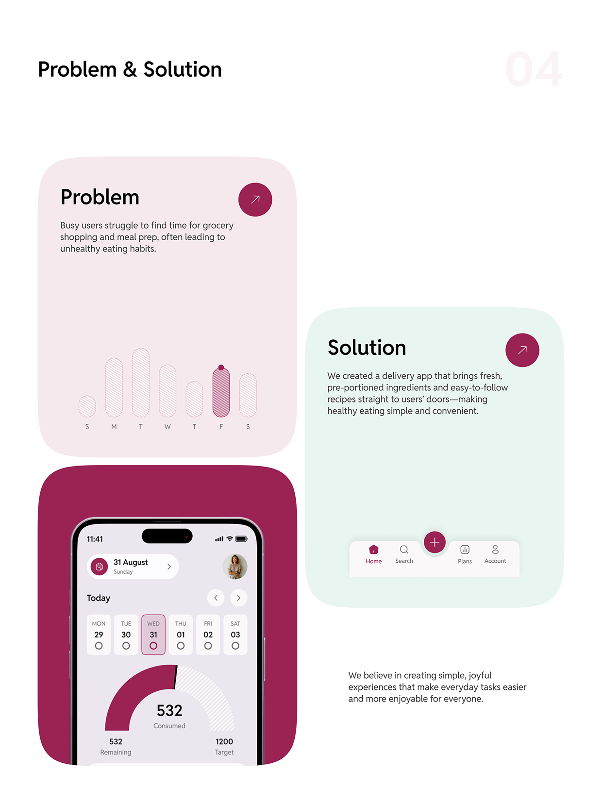 Meal planner iOS mobile app "Purple Carrot" Image 6