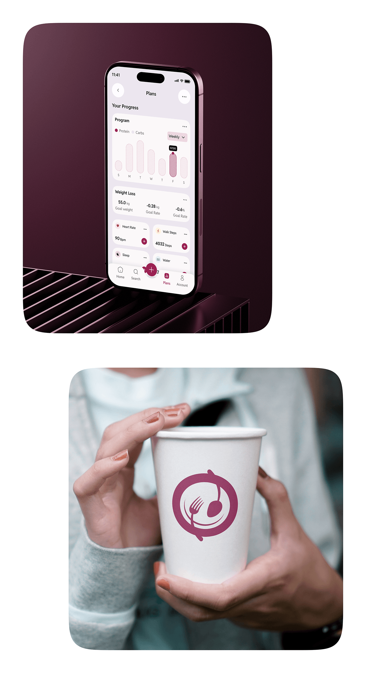 Meal planner iOS mobile app "Purple Carrot" Image 15