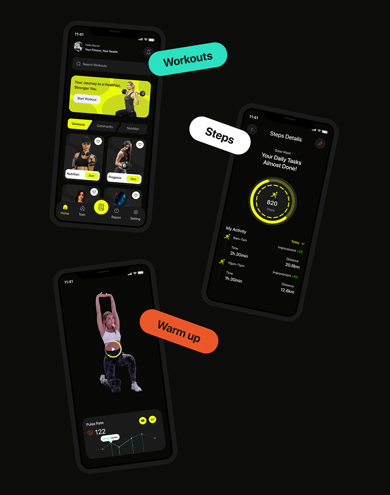 Fitness, Health | Mobile App | UI UX Image 10