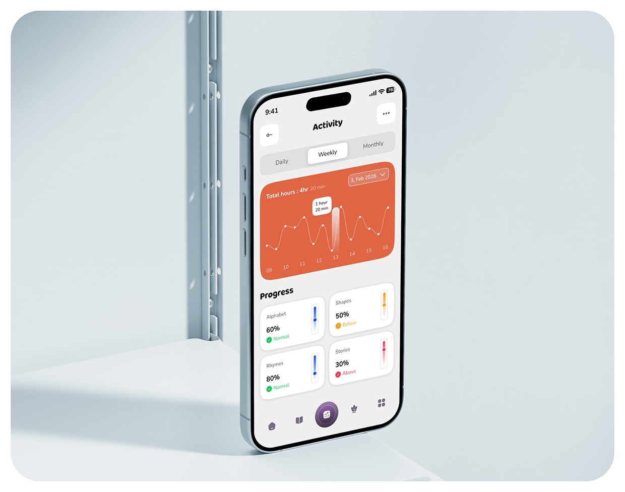 Edtech app UI/UX for child Image 2