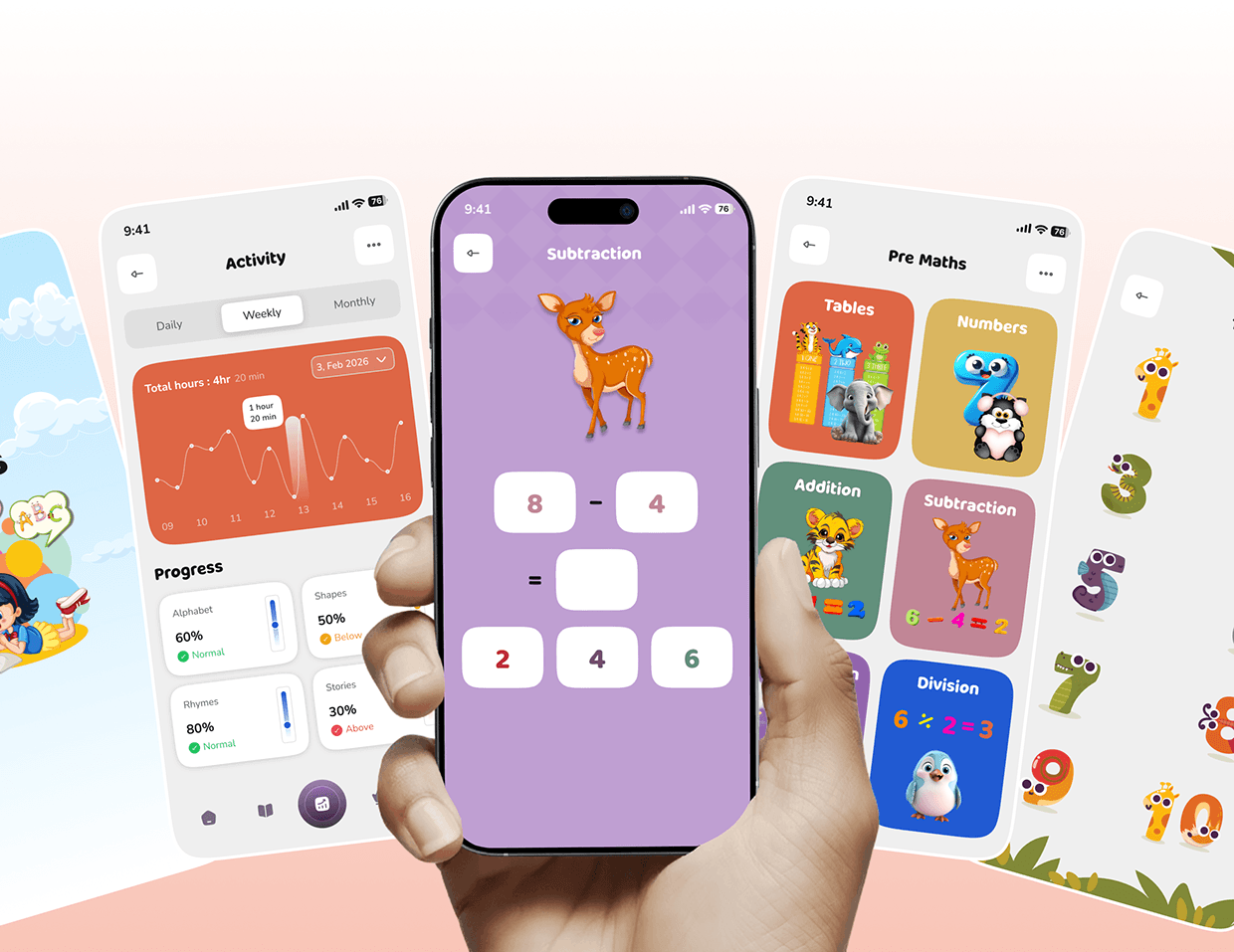 Edtech app UI/UX for child Image 11