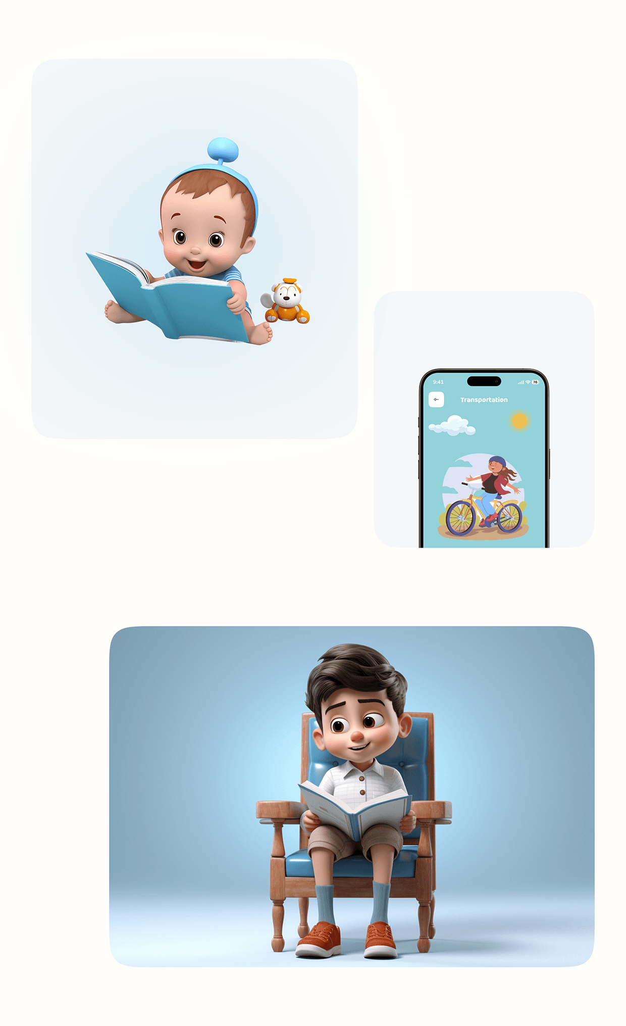 Edtech app UI/UX for child Image 14