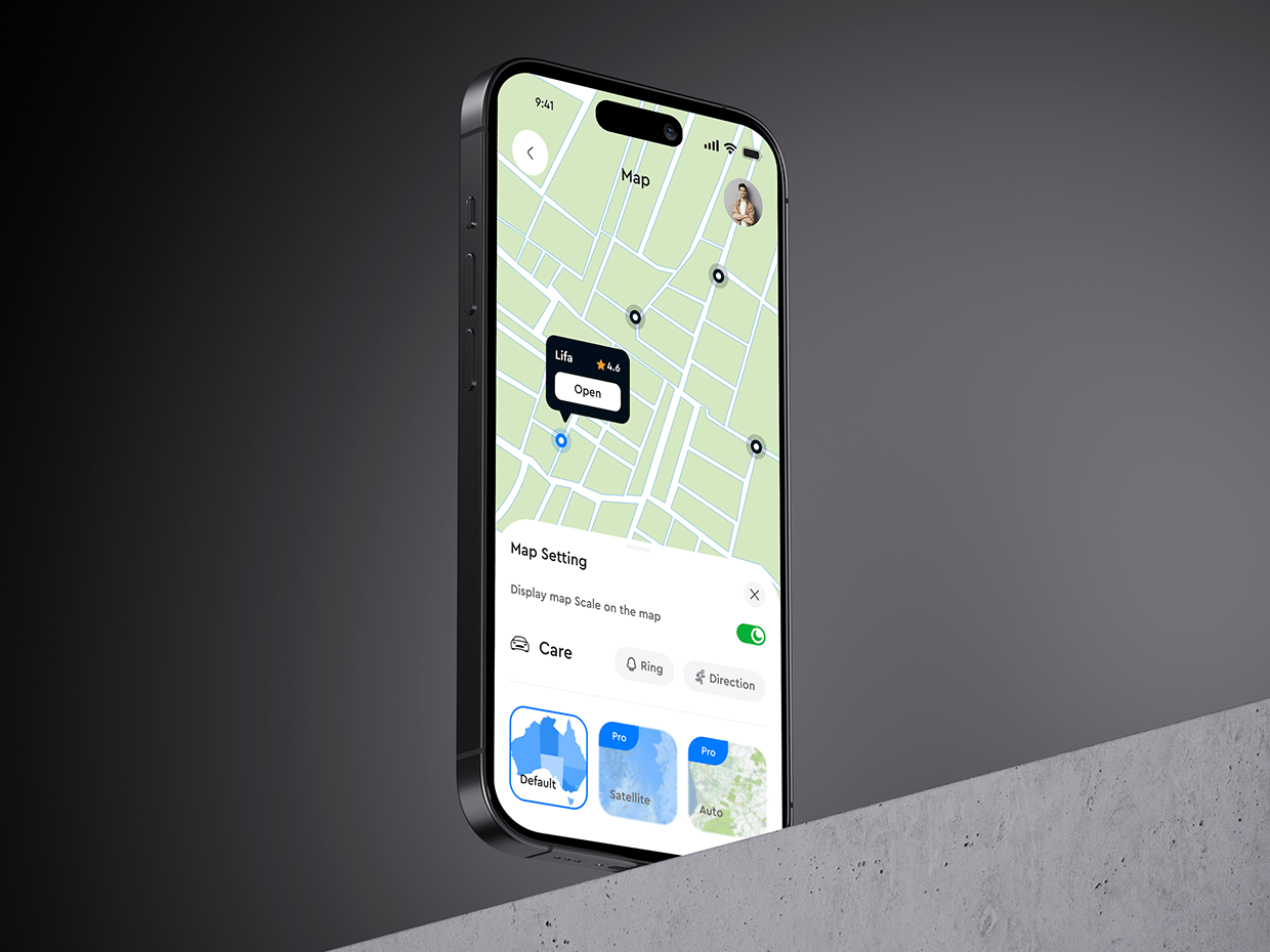 Parking Spot Reservation App UI/UX Image 1