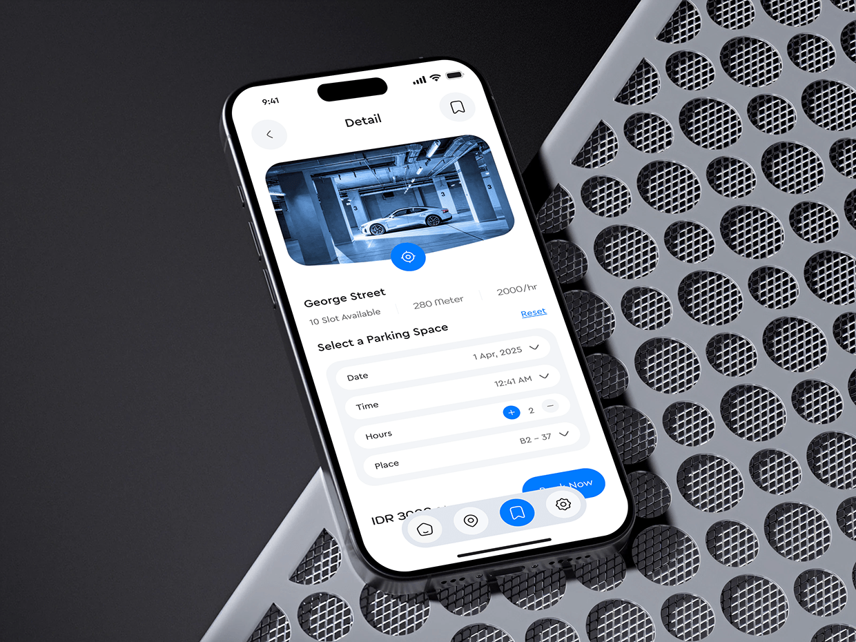 Parking Spot Reservation App UI/UX Image 6
