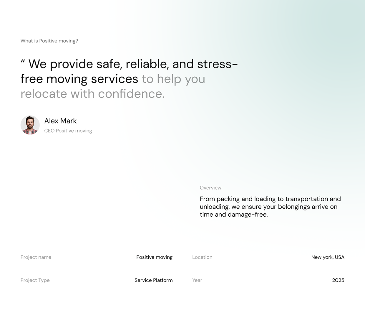 Metropolis - Moving Company Website Design π Image 0