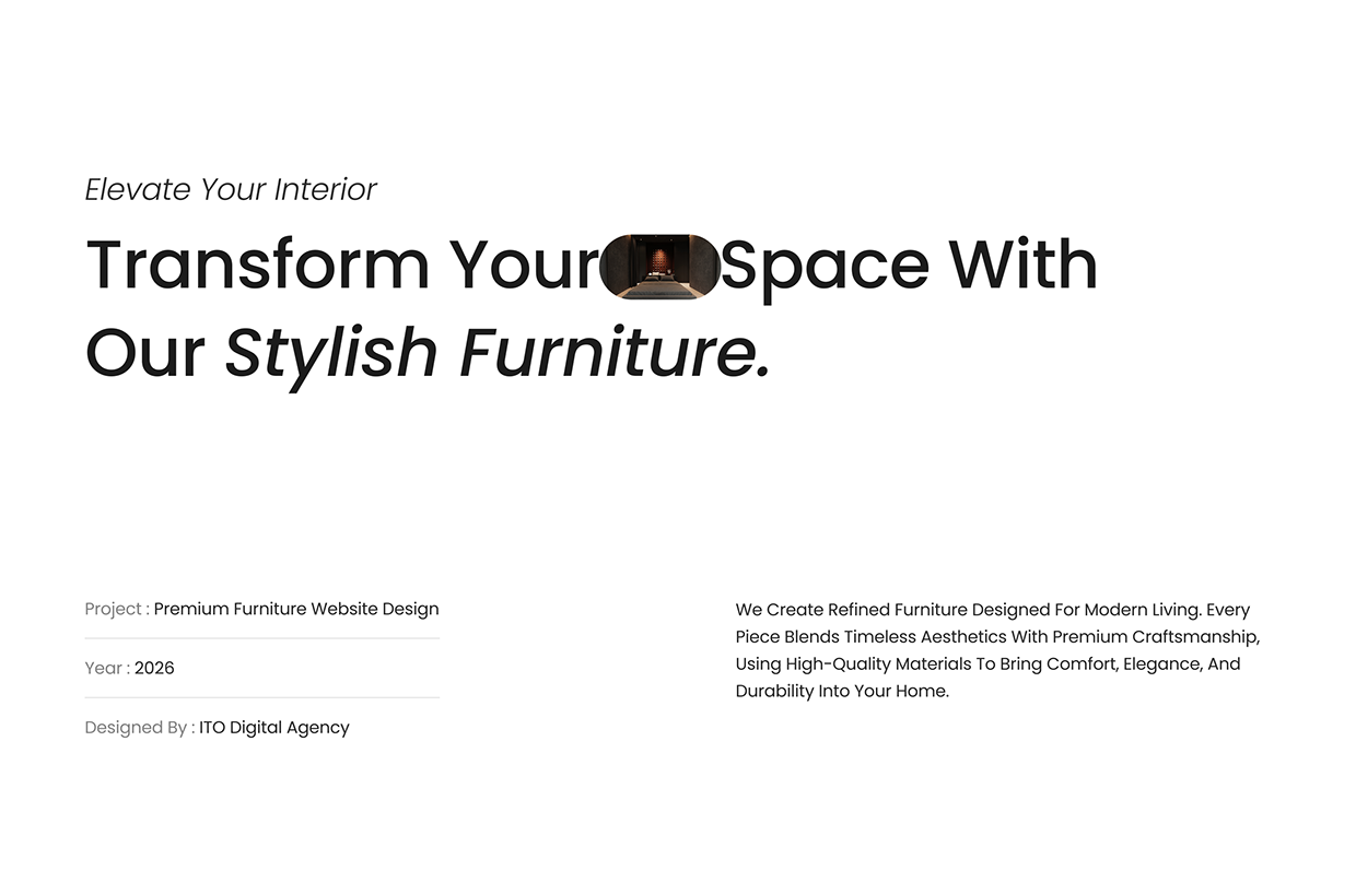 Minim | Furniture Shop Design | E-commerce Image 0