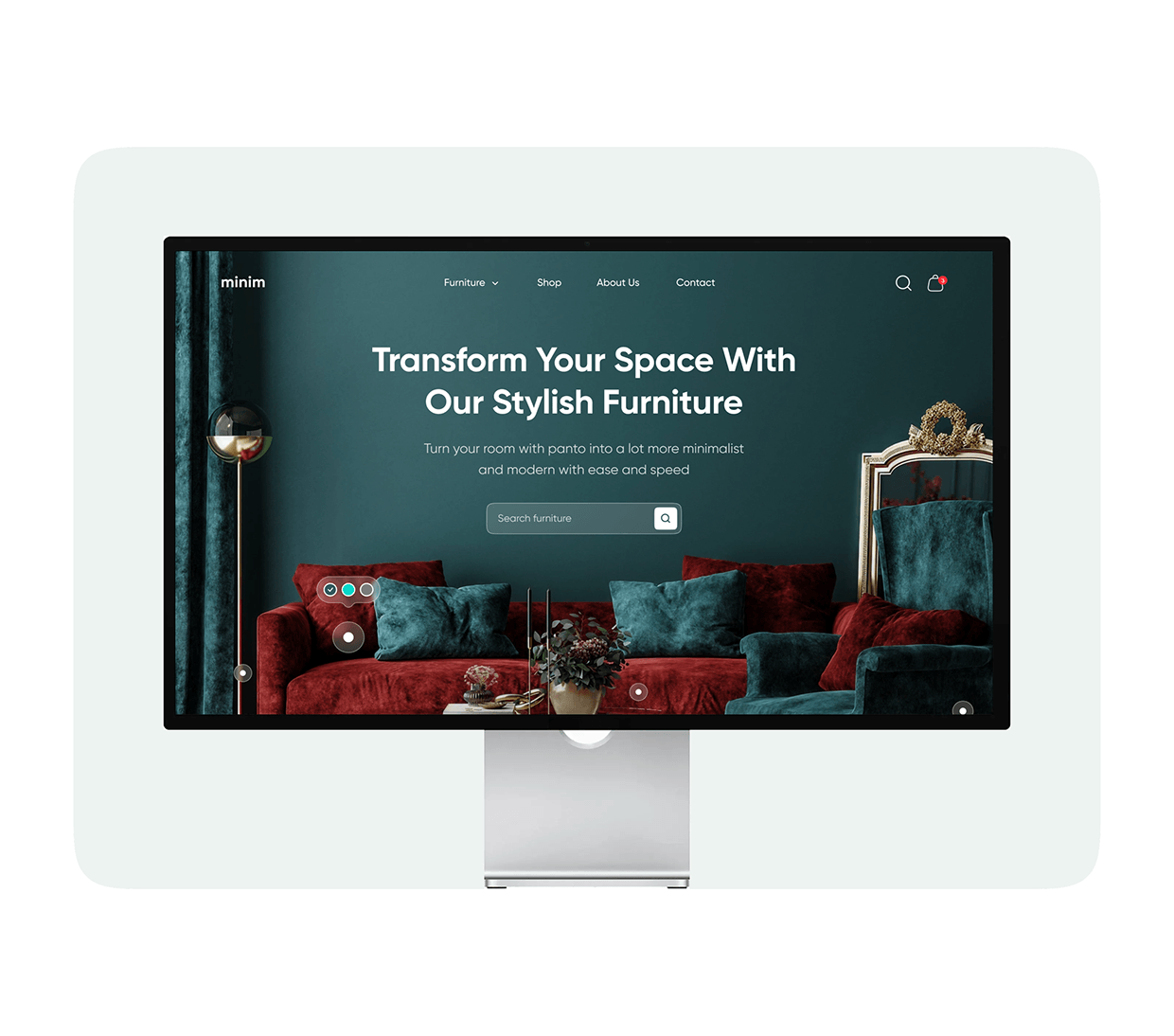 Minim | Furniture Shop Design | E-commerce Image 2