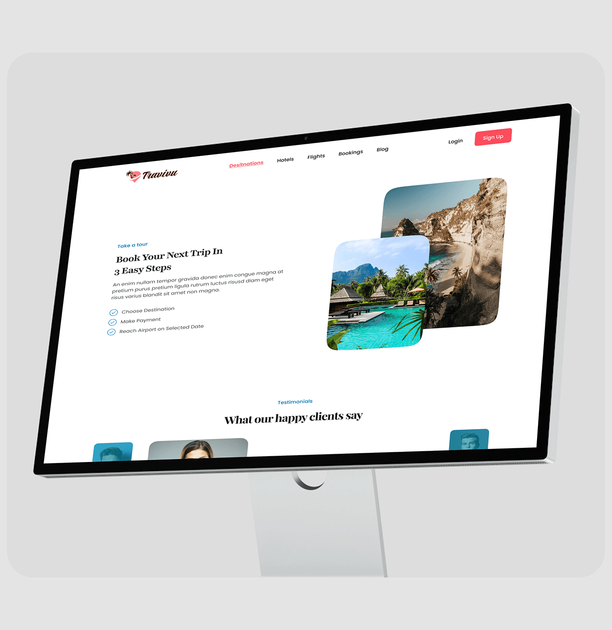 Travel Agency | Landing Page | UX/UI Image 4