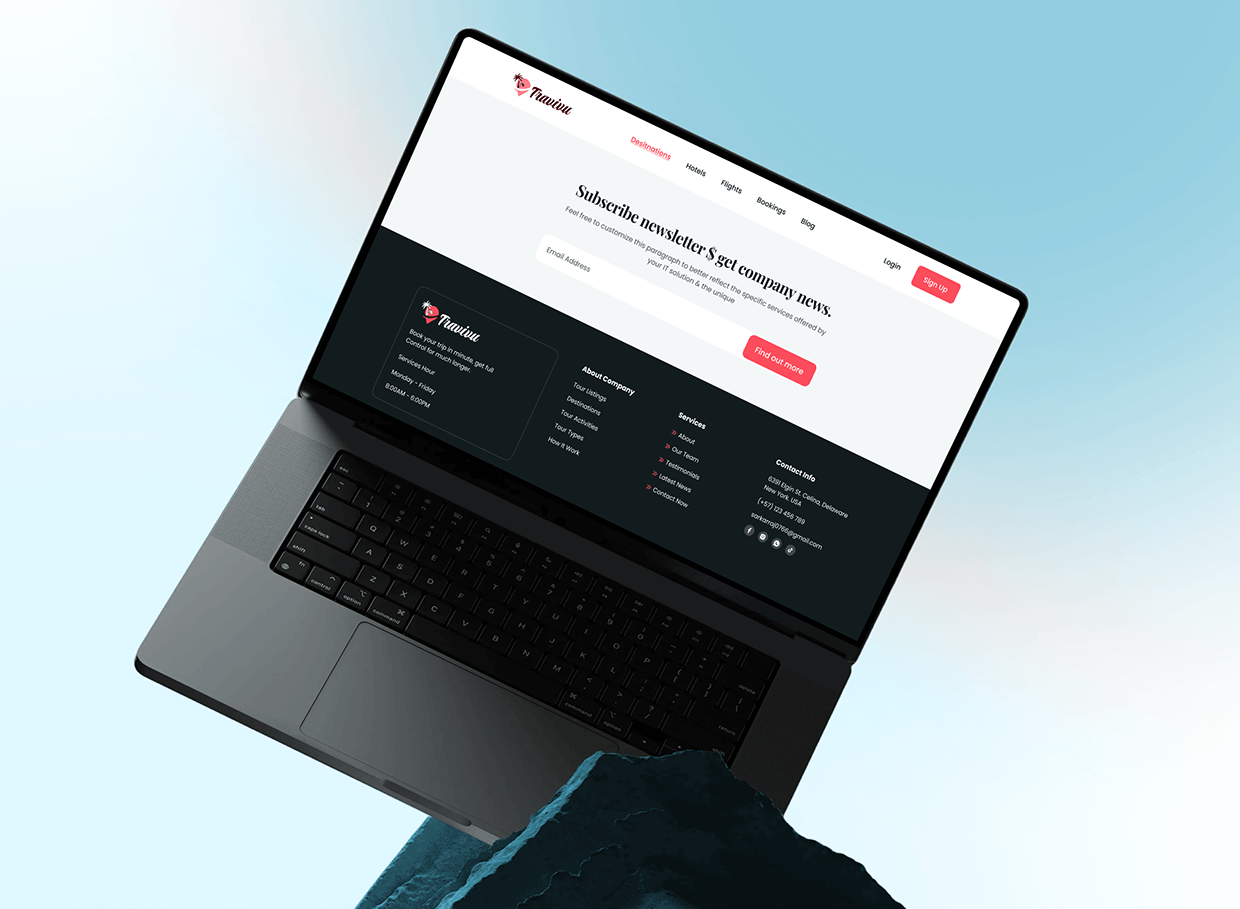 Travel Agency | Landing Page | UX/UI Image 13