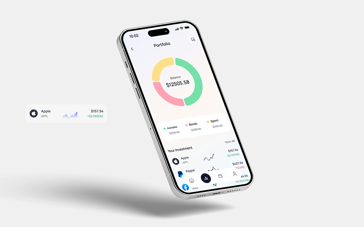Finsight — Fintech Mobile Wallet App UI/UX Case Study Image 2
