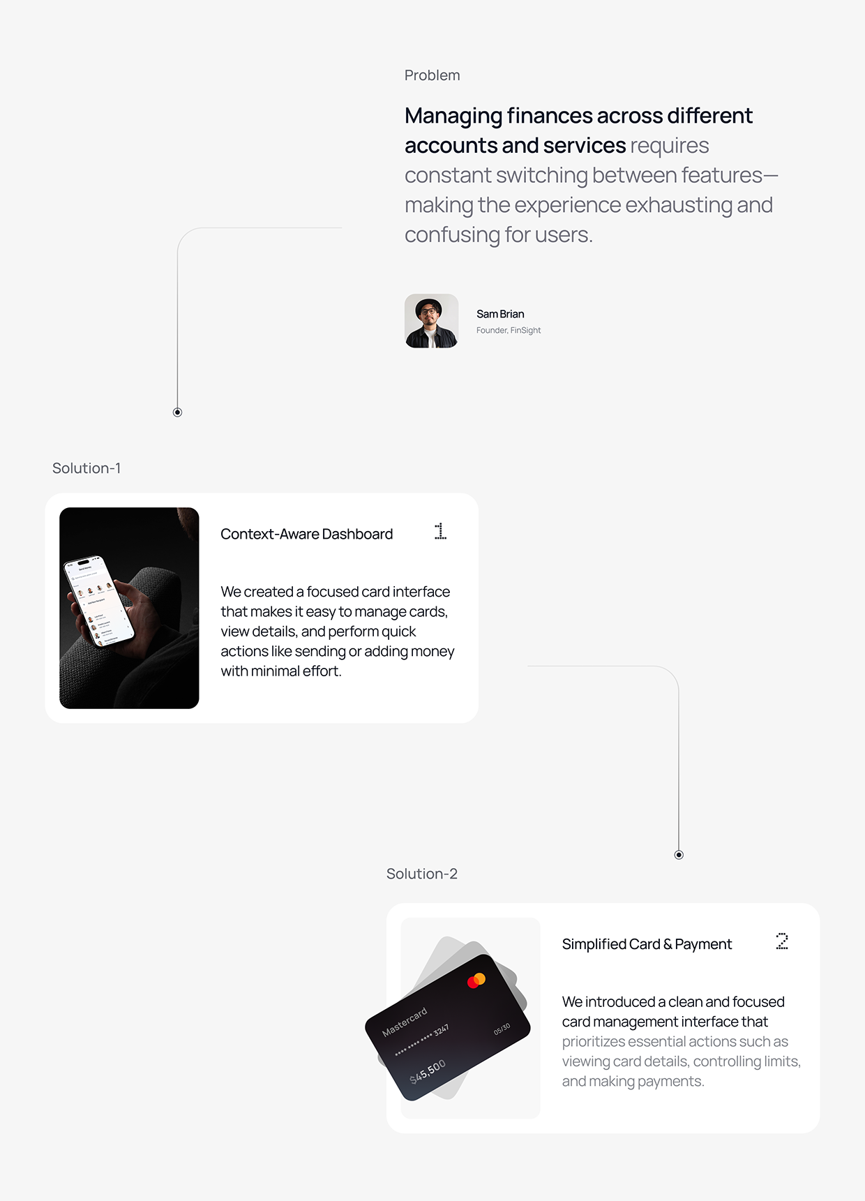 Finsight — Fintech Mobile Wallet App UI/UX Case Study Image 4