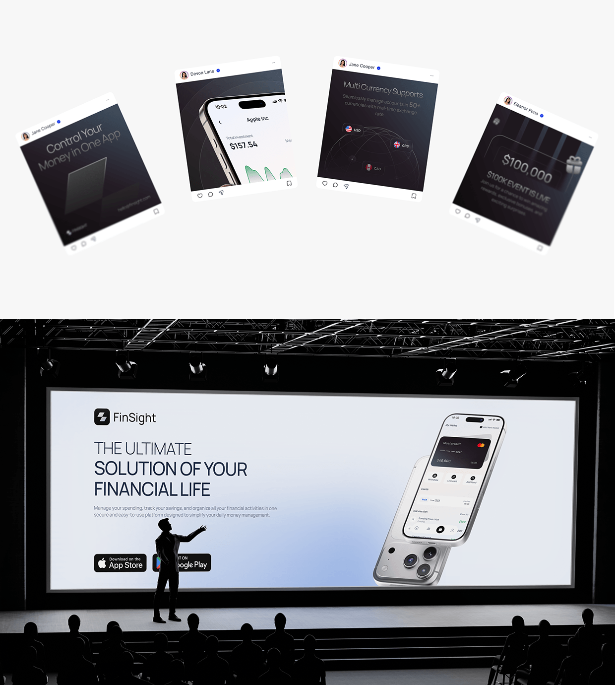 Finsight — Fintech Mobile Wallet App UI/UX Case Study Image 12