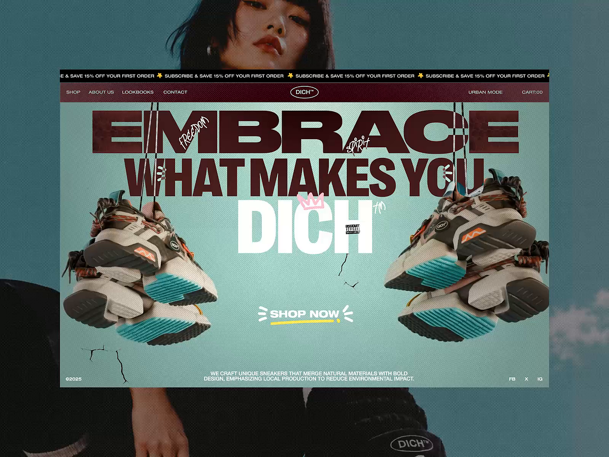 DICH™ Shoes // Ecommerce Website Vol.01 Image 1