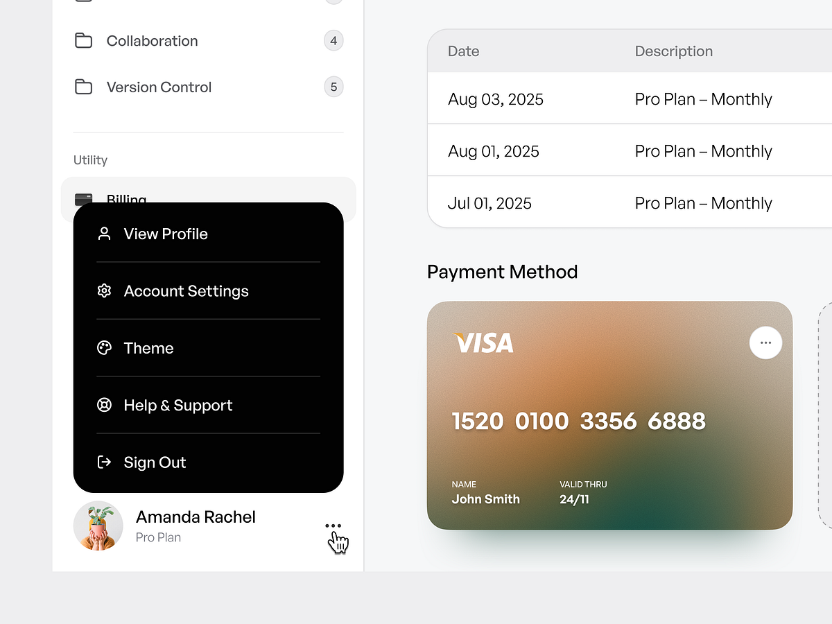 Billing Page - Exploration Image 1