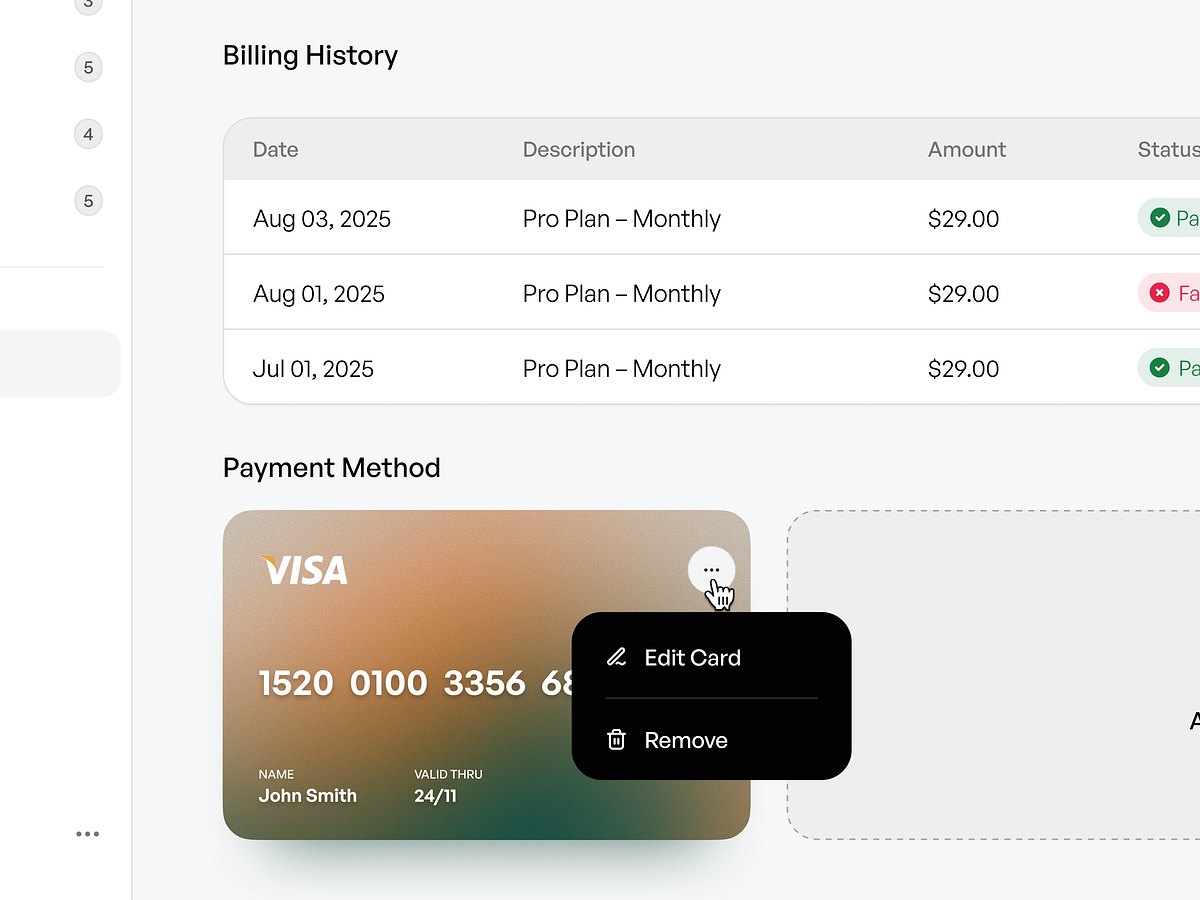 Billing Page - Exploration Image 2