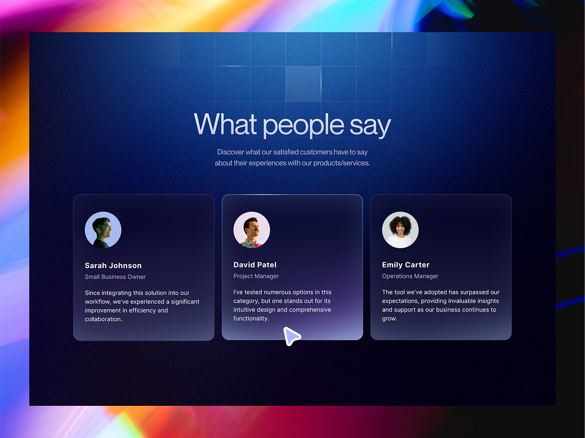 Testimonial - Exploration