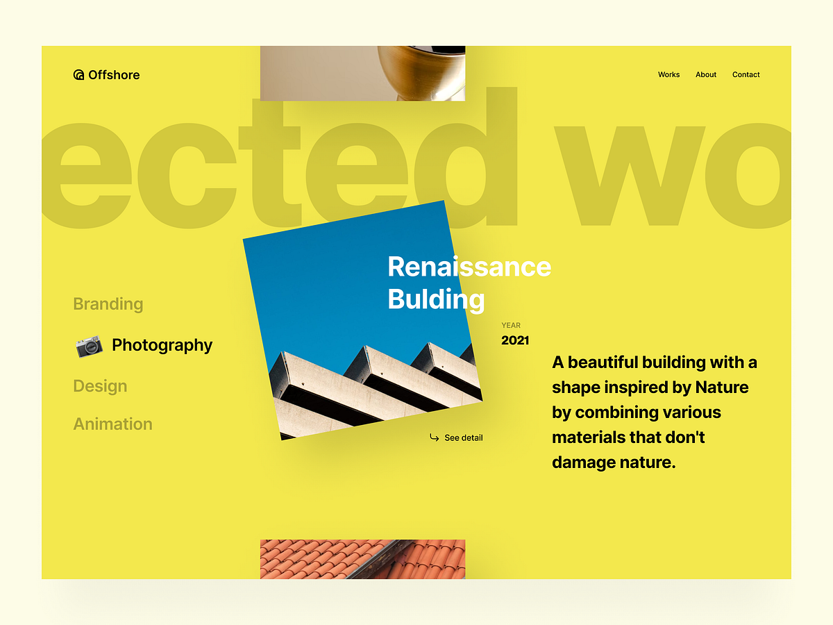 Selected works page - Exploration