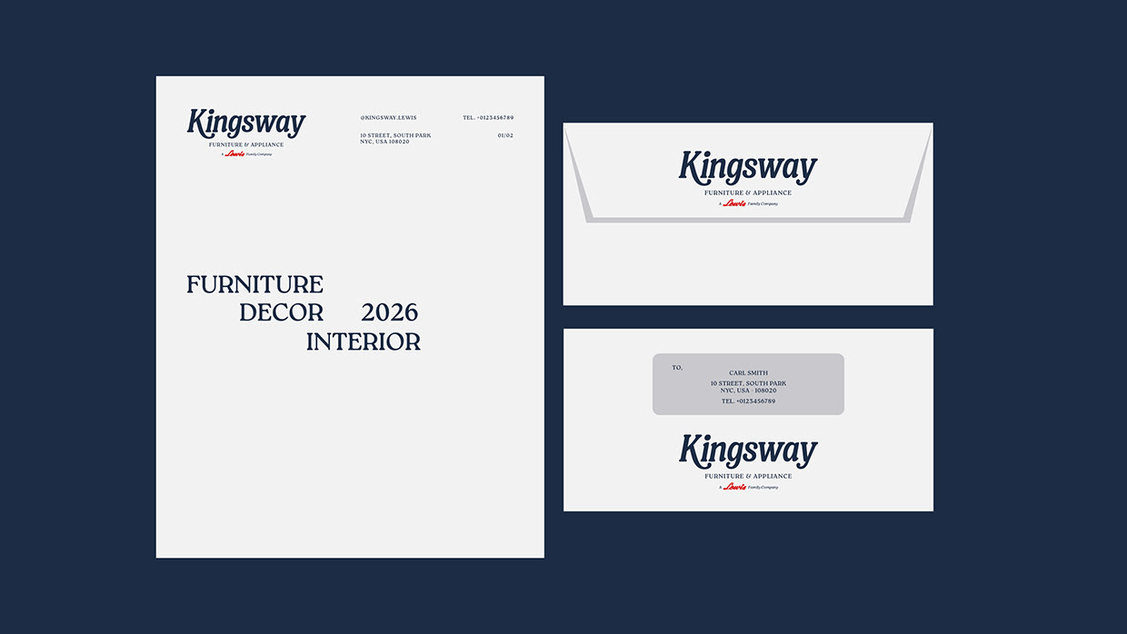 Kingsway Furniture: Brand Identity Design Image 5