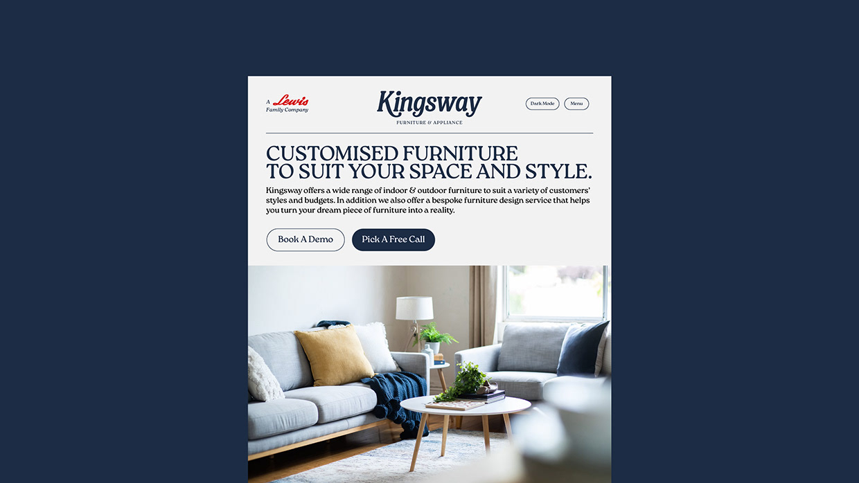 Kingsway Furniture: Brand Identity Design Image 12