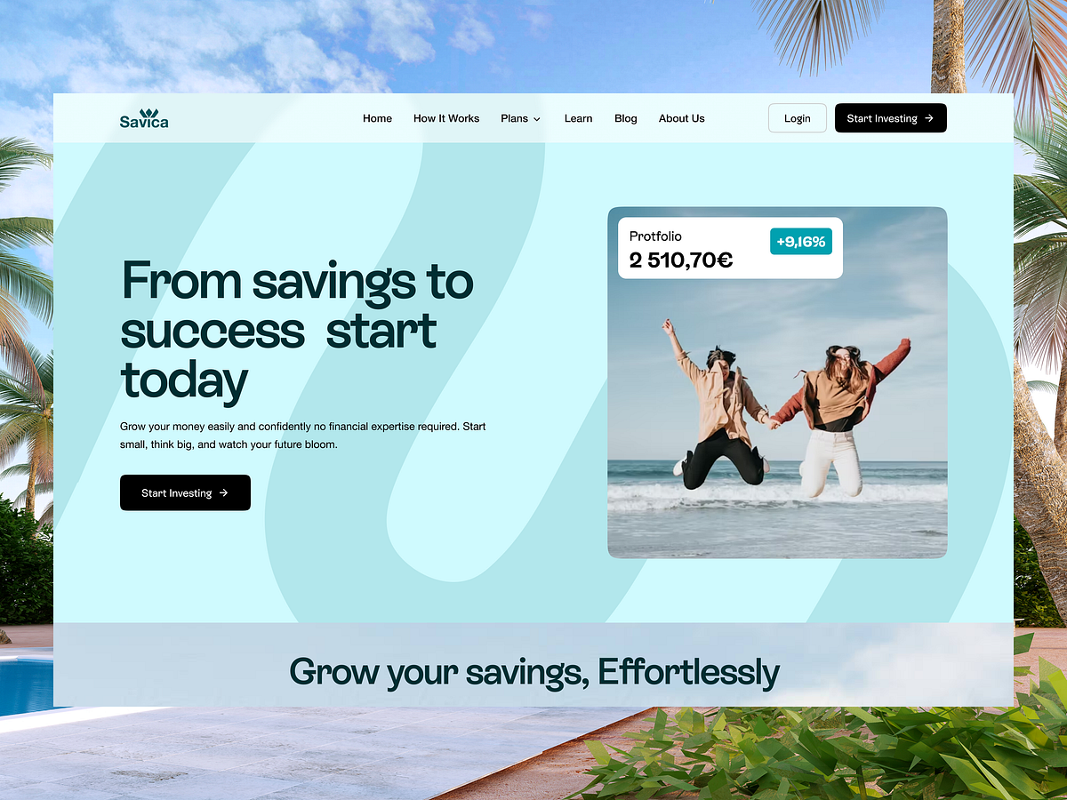 Savica Landing Page Hero Exploration Image 0