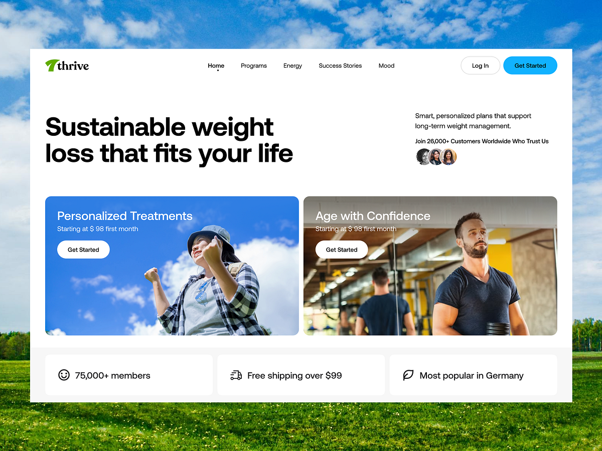 Thrivee Landing Page Hero Exploration Image 0