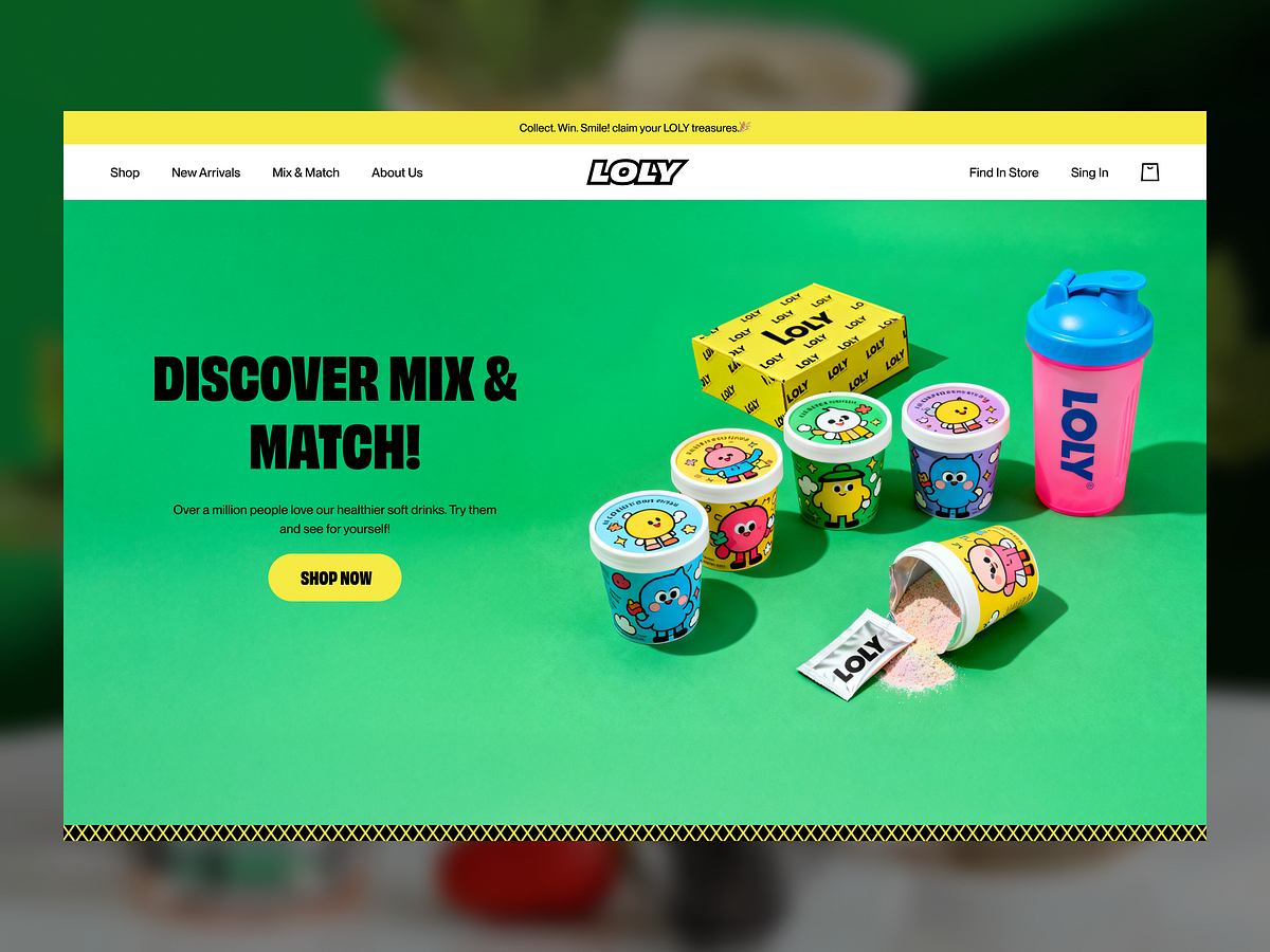 LOLY  Mix & Match Landing Hero Image 0