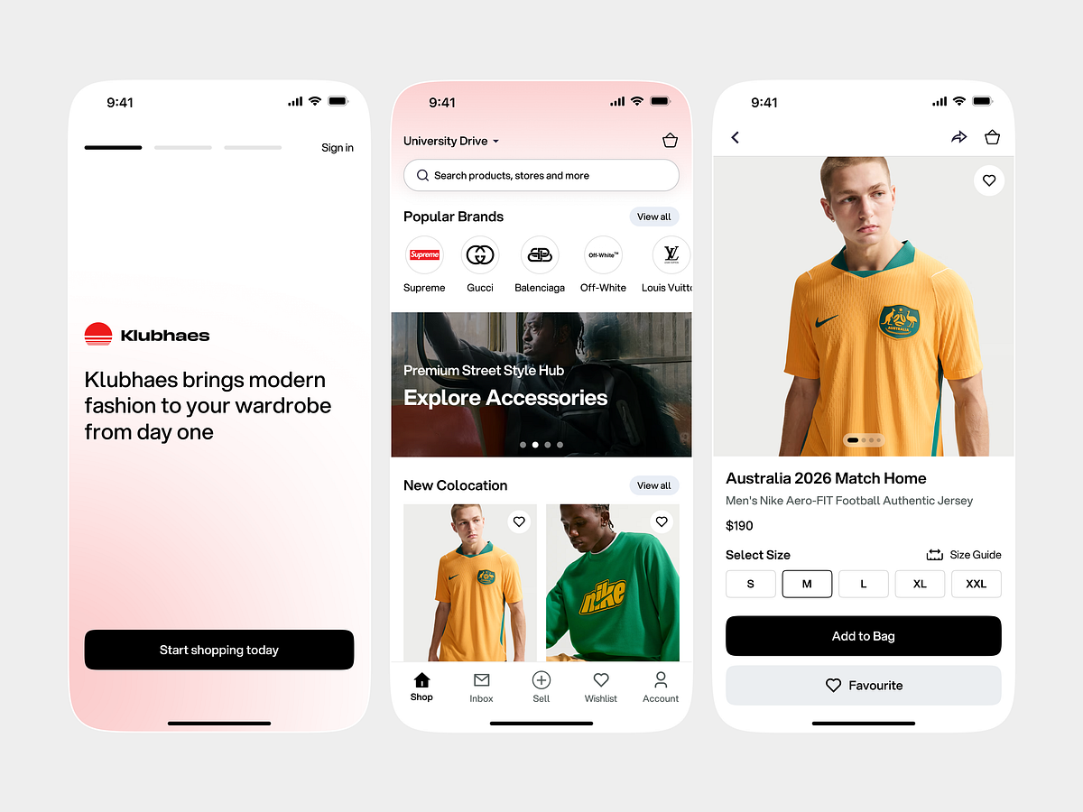 Klubhaes Streetstyle Fashion e-commerce app