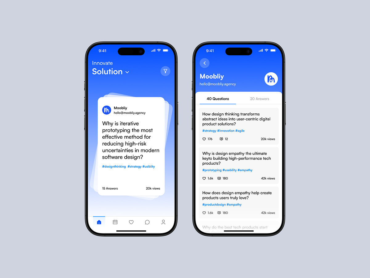 Community Q&A App Design
